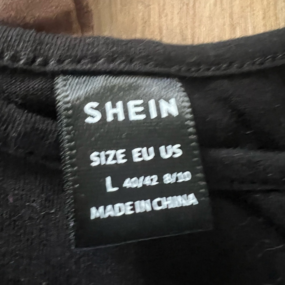 SHEIN Black, White, and Tan Cropped Basic Layering Tank Tops 3pack Large - Picture 2 of 2